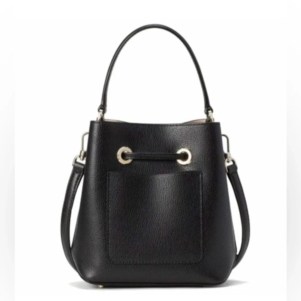 NEW! KATE SPADE Eva Small Bucket Bag in Black